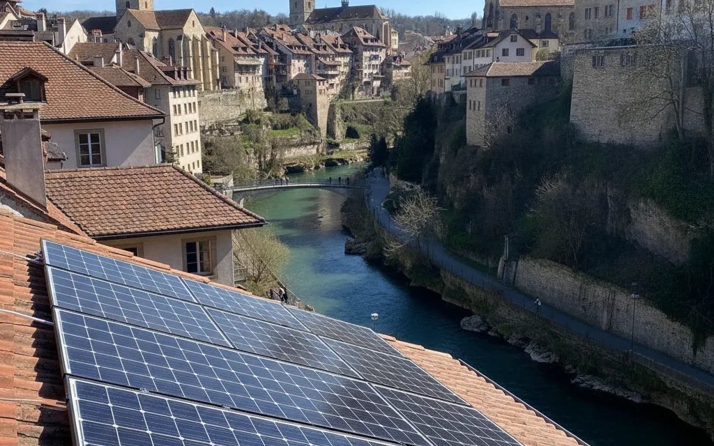 Panneaux solaires à Fribourg, Fribourg