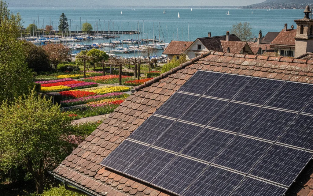 Panneaux solaires à Morges, Vaud